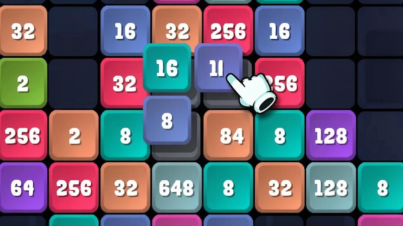 2048 Drag N Drop