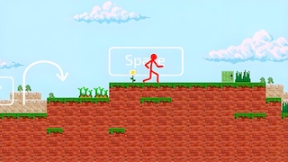 Red Stickman VS Monster School