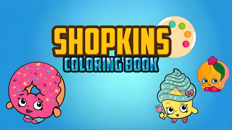 Shopkins Coloring Book
